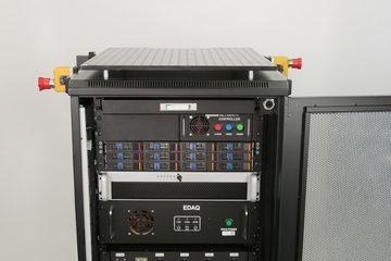 Robotic instrument test rack built by Kaleidoscope Innovation