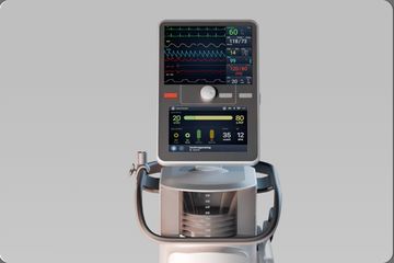 NPXe therapy system with its touchscreen console